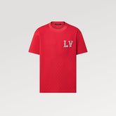 LV 刺繍パッチ コットンピケ Tシャツ