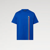 LV ショートスリーブエンブロイダードコットンTシャツ
